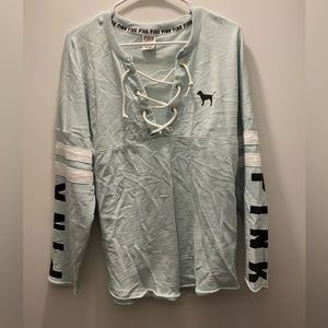VS PINK Oversized Laced Hoodie